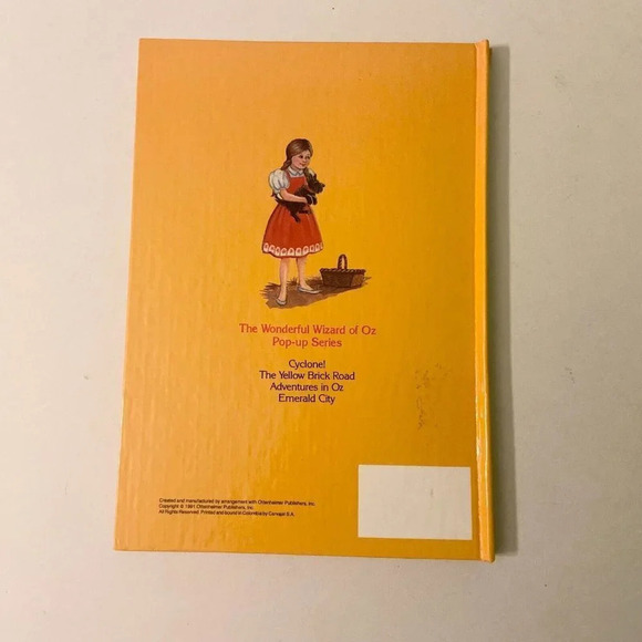 Vintage 1991 Wizard of Oz Childrens Pop Up Book  The Yellow Brick Road - Picture 14 of 16